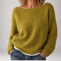 Brienne | Chunky Boat Neck Sweater