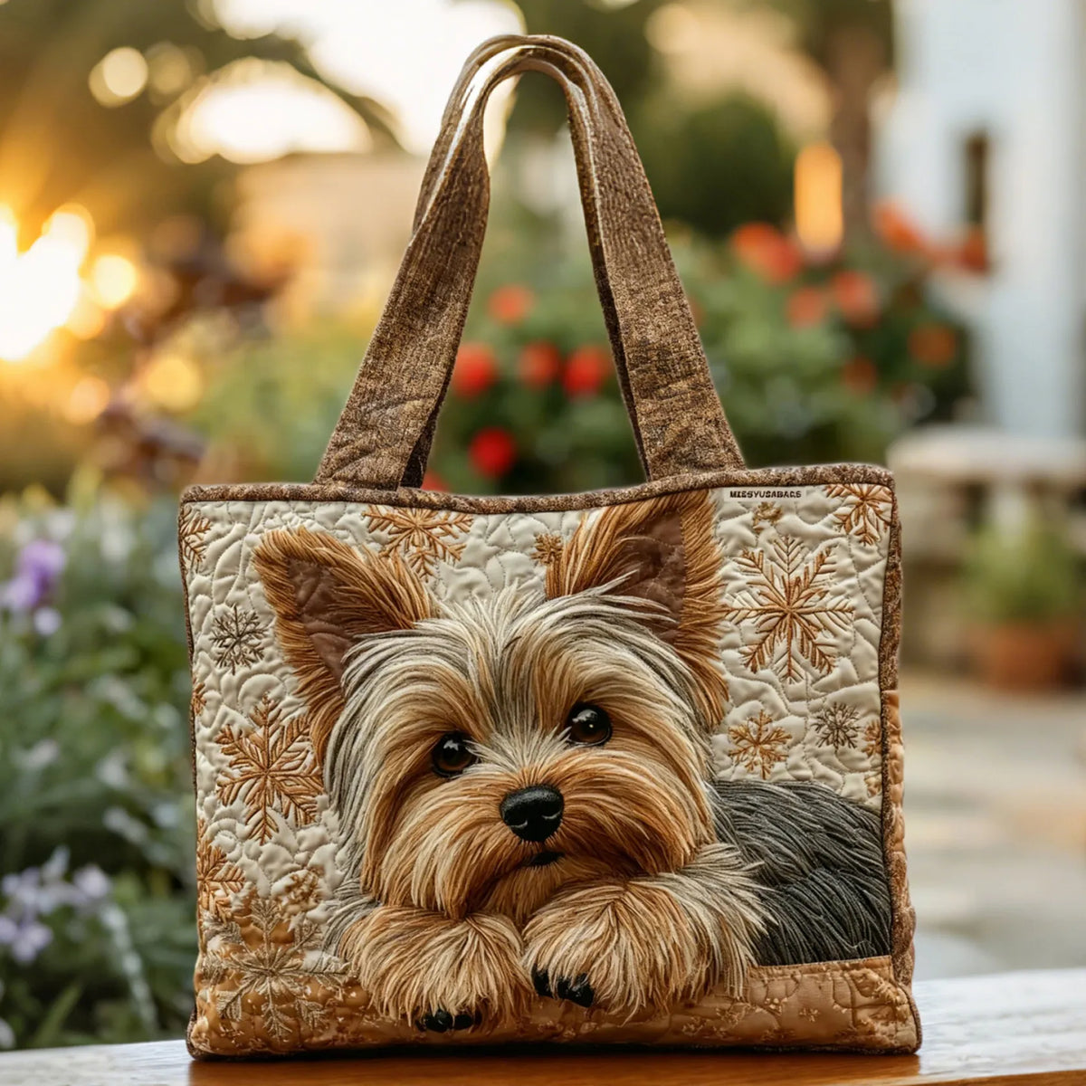 Handmade Bag with Yorkshire Terrier