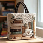 Handmade Bag with Cafe Motif