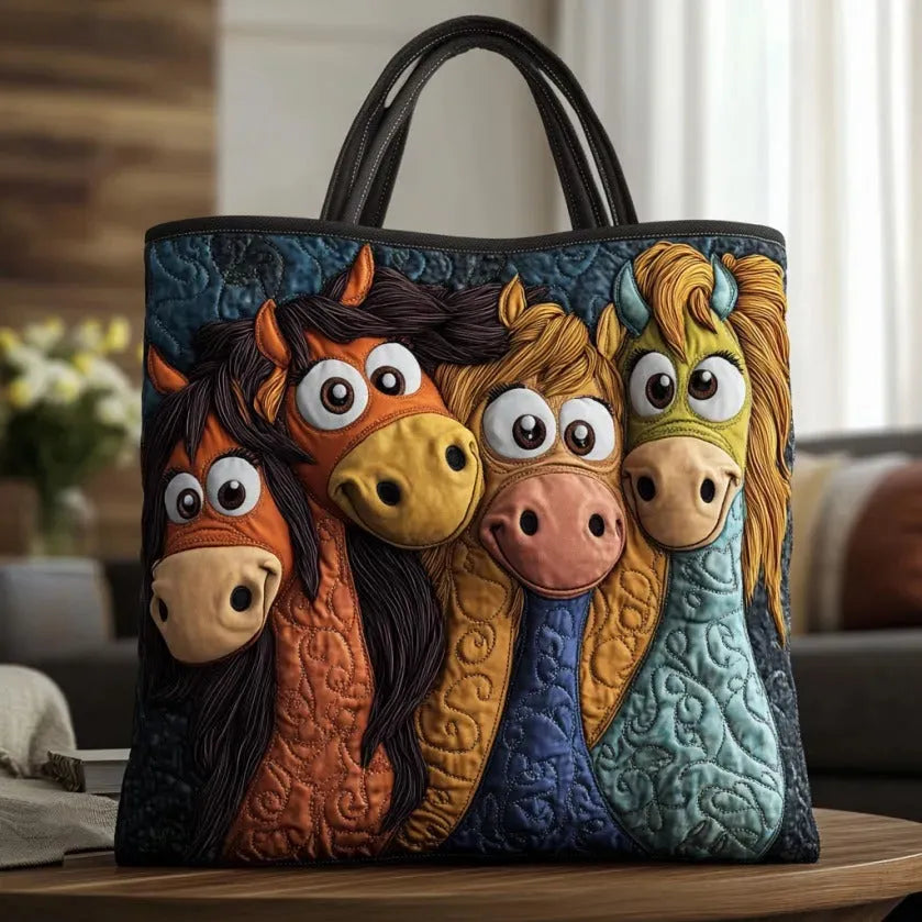 Artistic Bag with Fruit Motif