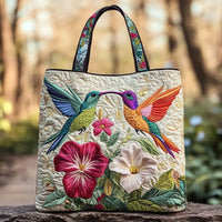 Padded Backpack with Hummingbird