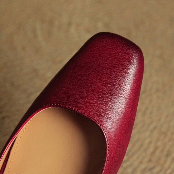Meyra Leather Mules
