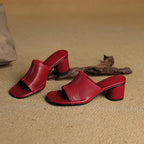 Amira | Genuine Leather Mules