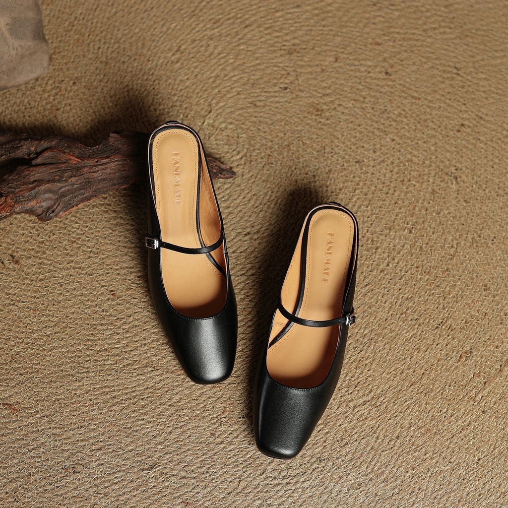 Meyra Leather Mules
