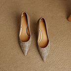 Clair | Genuine Leather Heels
