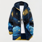 Cardigan with Starry Sky Pattern