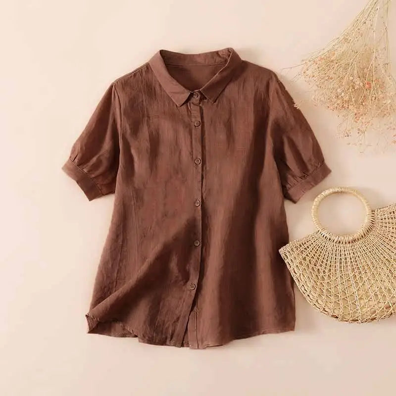 Pamela Casual Button-Up Shirt