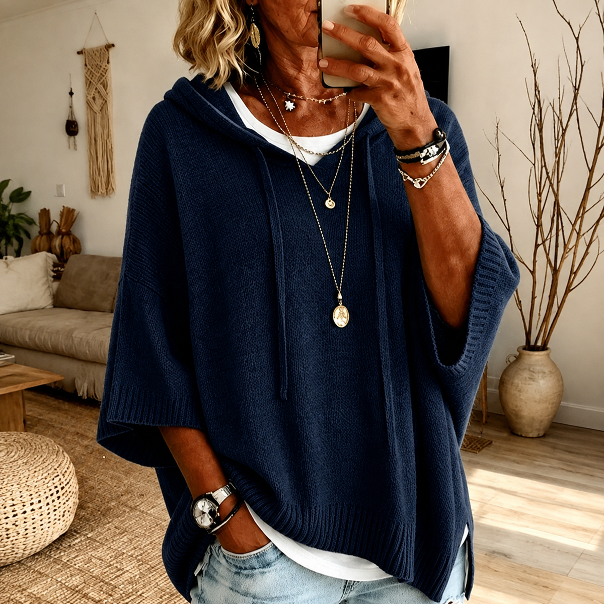 Juliette | Poncho Sweater