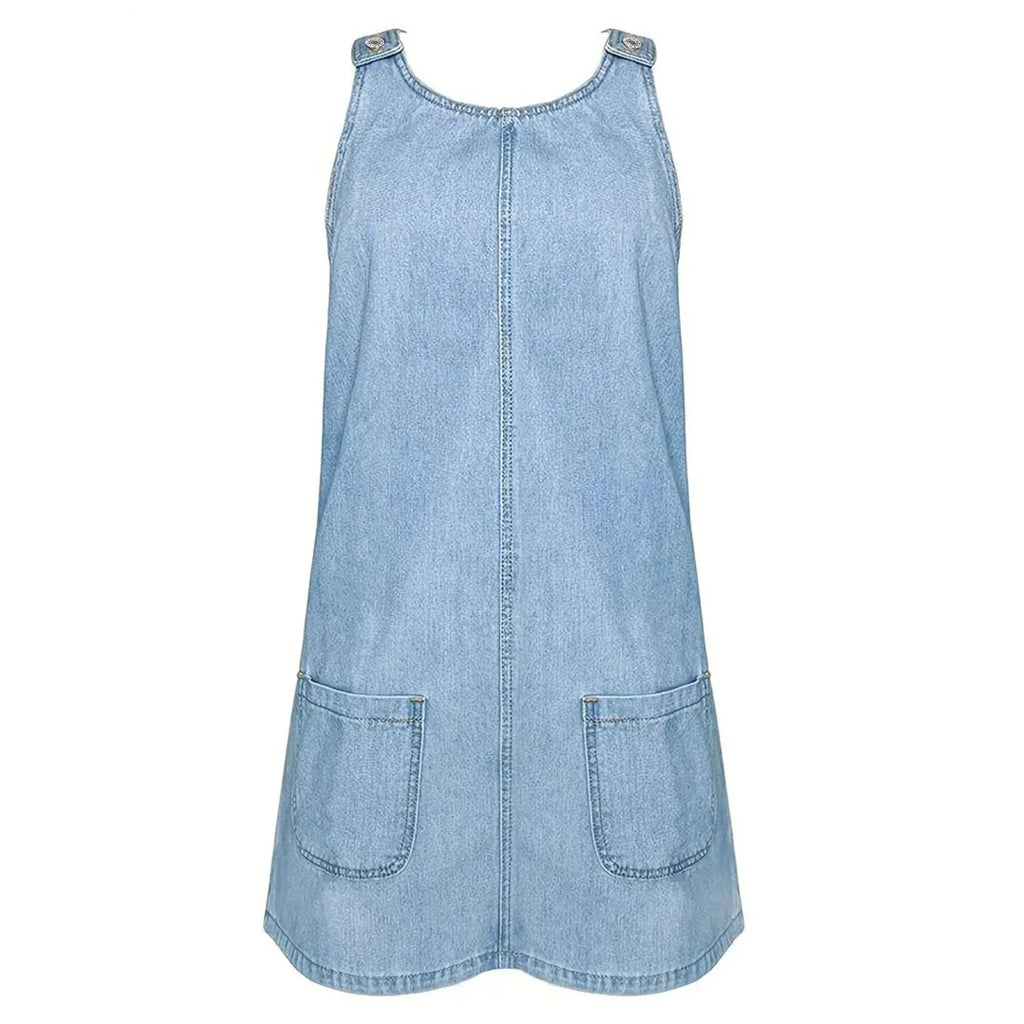 Saylor Relaxed Denim-Look Dress