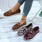 Everly - Leopard print Loafers
