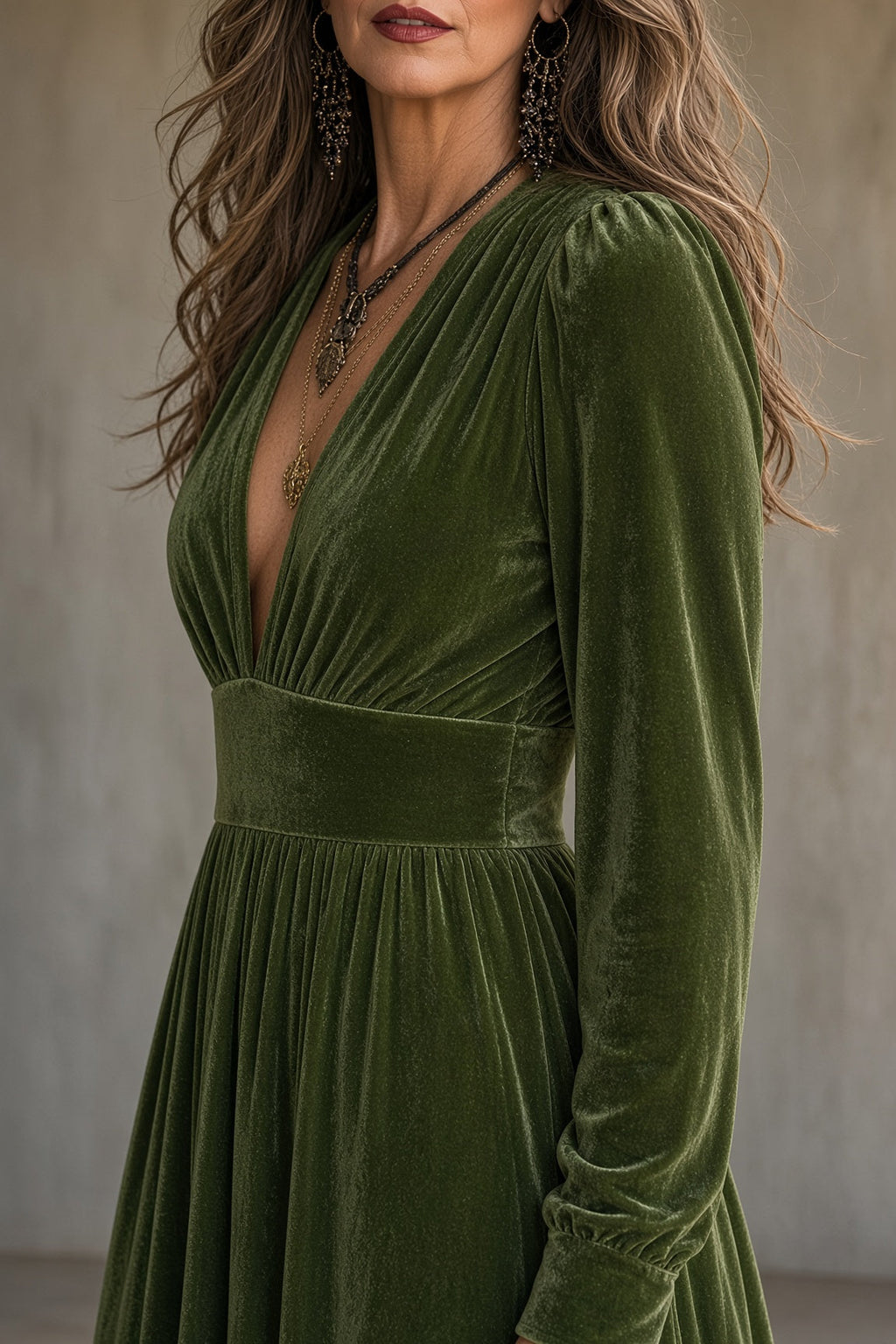 Ava Velvet Dress