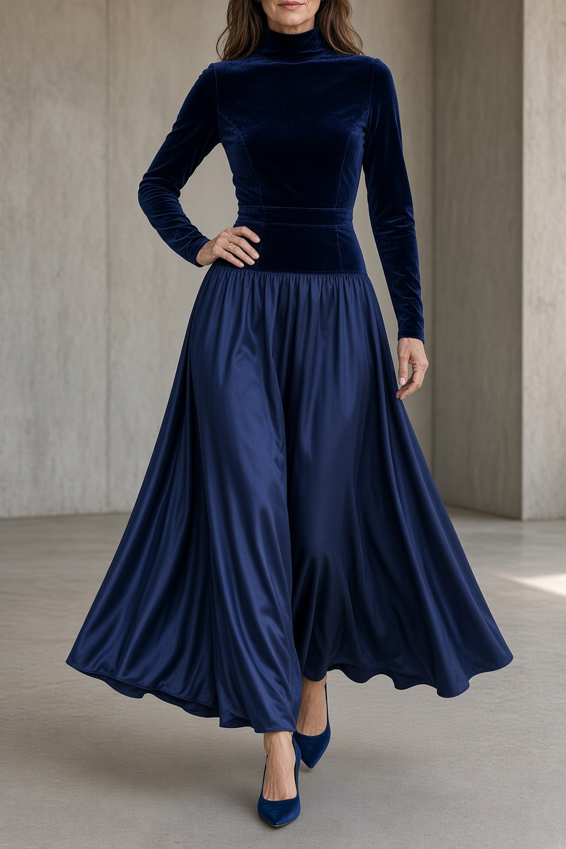 Vivien Velvet Dress
