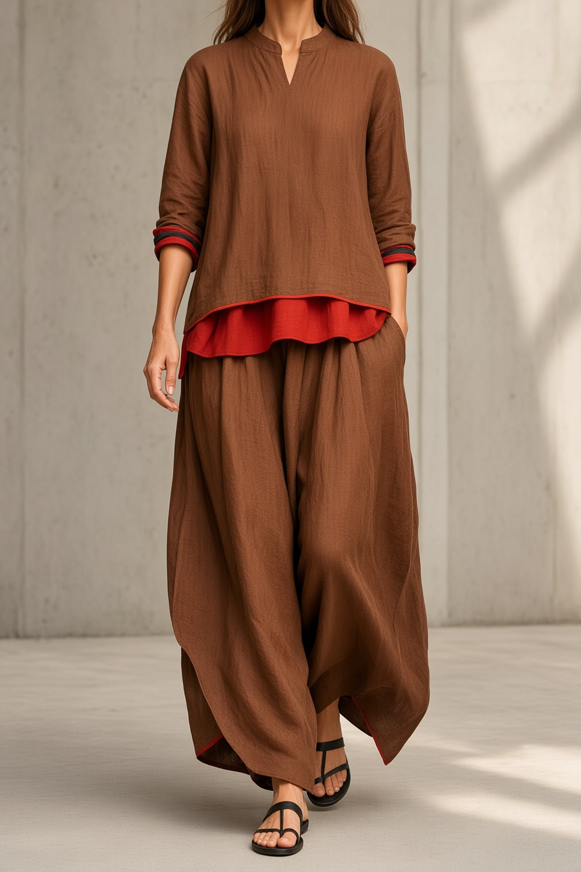 Rosalind | Relaxed Layered Two-Piece Set