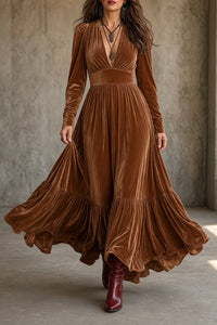 Ava Velvet Dress