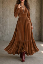 Ava Velvet Dress