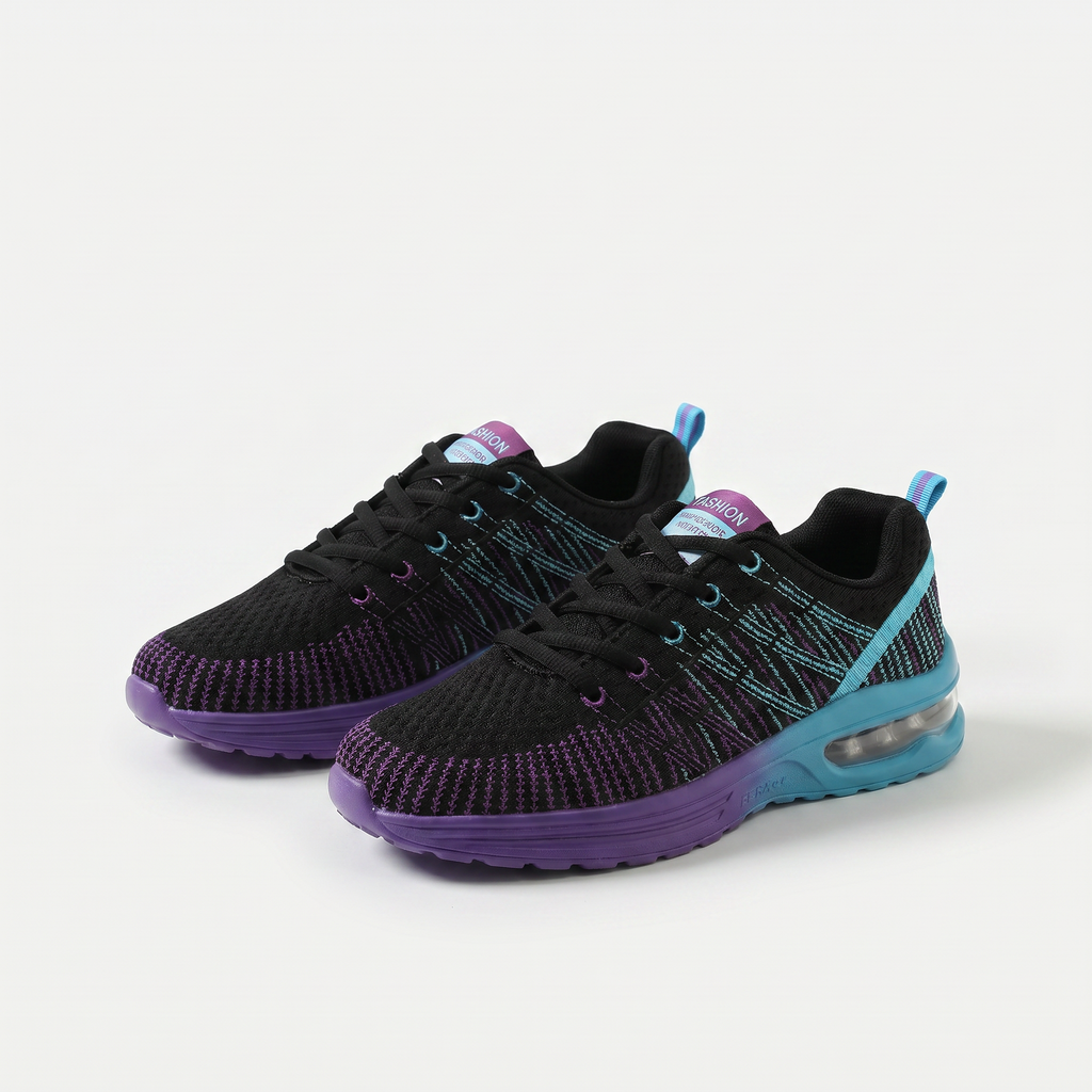 Hildatritt comfort shoes - black purple