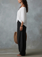 Genevieve | Relaxed Off-Shoulder Two-Piece Set