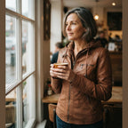 CASSIA | Hooded Moto Jacket