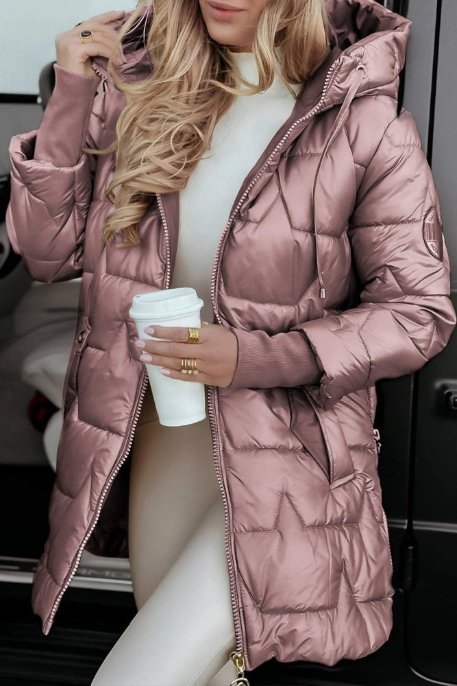 Marga | Long Warm Quilted Jacket