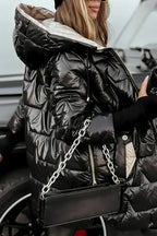 Marga | Long Warm Quilted Jacket