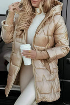 Marga | Long Warm Quilted Jacket