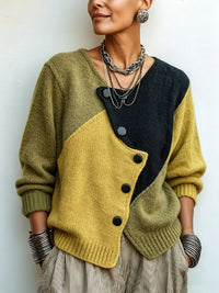 Palette | Asymmetric Colorblock Sweater