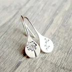Dandelia | Sterling Silver Dandelion Earrings