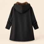 The Britta Sherpa Coat in Black
