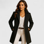 Blanche | Tailored Notch-Lapel Long Coat