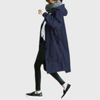 Ruth | Hooded Relaxed-Fit Long Trench Coat
