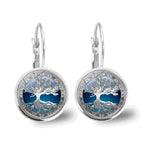 Sylvara | Silver Tree of Life Hoop Earrings